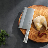 十八子作专业中式厨刀 复合钢菜刀厨师刀切片刀 名厨1号大号斩切刀TP01-1