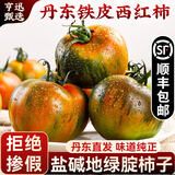 亨迅丹东铁皮西红柿子盐碱地番茄绿腚油草莓柿子茄果瓜新鲜蔬菜 精选净重 3斤 装