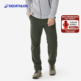 迪卡侬NH100男士冬季雪地徒步防泼水保暖长裤 深绿色 42