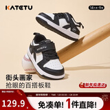 卡特兔婴儿学步鞋春季新年红宝宝机能童鞋幼儿园小白鞋2-6岁板鞋X1CG010