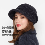 卡蒙（Kenmont）羊毛呢贝雷帽时尚百搭帽子女秋冬天鸭舌帽保暖加厚堆堆帽km-5133