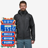 巴塔哥尼亚（Patagonia）男士Torrentshell 3L 硬壳T3冲锋衣防风防雨夹克85241 BLK 黑色 L