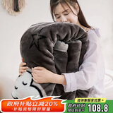 南极人（Nanjiren）毛毯 加厚拉舍尔毛毯 秋冬厚毯子空调毯冬季盖毯 150*200cm