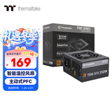 Thermaltake（Tt）额定350W TRM SFX 350 电脑电源（智能温控风扇/主动PFC/小尺寸/无转接架）