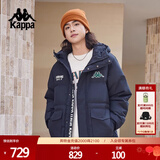 卡帕（Kappa）复古运动羽绒服情侣男女冬连帽550蓬防寒保暖棒球服 K0EZ2YY01D
