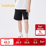 巴拉巴拉童装儿童裤子夏季薄款短裤男童中大童五分裤印花速干208225109101