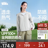 蕉下（beneunder）防晒衣女宽松透气夹克款便携轻量户外AS100银河灰L