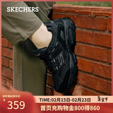 斯凯奇（Skechers）新年礼物男鞋冬季厚底老爹鞋休闲熊猫鞋软底运动鞋237067