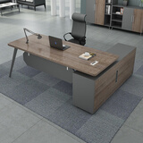 嘉航 办公家具办公桌椅老板桌经理桌主管桌办公室总裁桌大班台单人桌 定制色卡