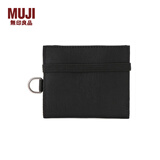 MUJI 聚酯纤维 旅游用钱包 零钱包 ZF0S105 黑色 NONE