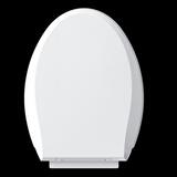 許科 加厚马桶盖通用坐便盖板马桶圈坐便器盖子家用老式缓降 四垫缓降马桶盖V型（下装）