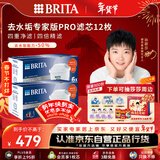 碧然德（BRITA）净水壶 滤芯 MAXTRA Pro WLE 去水垢专家版PRO滤芯12枚（本品加附件6个共计12个非18枚）