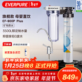 爱惠浦（Everpure） 家用矿物质厨下净水器 大流量0废水直饮 1.8L/分钟3500L处理量 EF-900P Plus