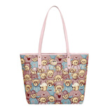 小熊依恋托特包女小众设计布艺轻便大容量单肩包通勤手提包送女友生日礼物