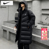耐克（NIKE）羽绒服男女装25冬季新款运动服防风保暖夹克长款外套休闲连帽棉服 绒子含量90%/Therma-FIT ADV/晒图退10 L 【175】体重130~150斤左右