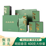恩施玉露（ENSHIYULU）明前春茶绿茶硒茶茶叶礼盒 羽叶集茶业湖北特产年货节送礼400g