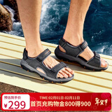 斯凯奇（Skechers）凉鞋男士秋季外穿运动凉拖鞋软底休闲沙滩鞋204105