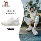 骆驼（CAMEL）全地形追云厚底慢跑步鞋女子运动鞋 CD222CL7714-1 跃动白 37