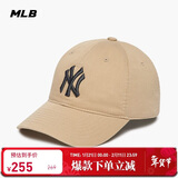 MLB帽子男女情侣棒球帽软顶鸭舌帽秋冬运动帽四季3ACP6601N-50SAS-F