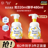 碧柔（Biore）花王氨基酸表活青少年泡沫洗面奶男女士敏感肌适用舒缓洁面160ml