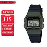 卡西欧（CASIO）小方块简约复古防水电子学生表男女手表情人节礼物 F-91WM-3A