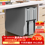 瑞仕达（Restar）折叠床单人办公室午休午睡床医院陪护床简易床四折海绵木板床60cm