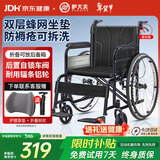 护大夫轮椅折叠瘫痪老人专用出行家用便携小型轻便年轻人骨折旅行手推车