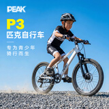 匹克山地自行车山地车自行车学生12到18岁自行车儿童自行车6-12岁单车 小象灰7速+全内走线车架+98%安装+礼包 22寸【适用身高130-145cm】