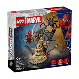 乐高（LEGO）积木超级英雄76334 蜘蛛侠大战沙人男女孩儿童玩具520礼物摆件