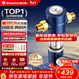 惠尔顿前置过滤器反冲洗防爆15T全屋净水器家用大流量自动刮洗清洗滤网防爆抗冻自来水管过滤器p0038pro 上门安装【无需更换滤芯】