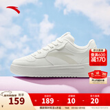 安踏轻松板鞋厚底小白鞋女鞋2025冬季学生增高百搭运动鞋子轻便休闲鞋 【大logo】纸莎白-2 38.5