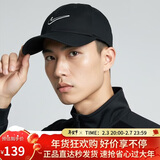耐克NIKE运动配饰男女太阳帽棒球帽CLUB CAP帽子FB5369-010黑L/XL