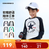 匡威Converse童装男女童长袖T恤25春季新款亲肤舒适儿童长T打底衫