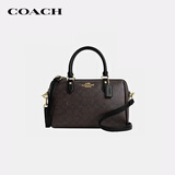 蔻驰（COACH）【品牌直供】女士ROWAN中号单肩手提包波士顿包礼物