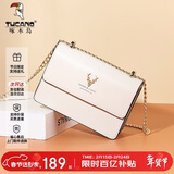 啄木鸟（TUCANO）包包女款2026年牛皮链条小方包单肩斜挎包实用新年生日情人节礼物