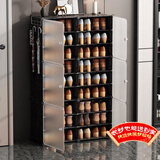 安尔雅 简易鞋柜经济型简约防尘小鞋架子多层组装塑料收纳柜玄关柜