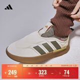 adidas ADIPUFF面包鞋柔软舒适保暖棉鞋秋冬阿迪达斯官方轻运动   奇妙白/岩层橄榄绿/岩层青铜色(推荐选大半码)   43