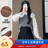 萝美酱百褶裙女秋冬短裙jk制服毛呢裙子学院风高腰时尚a字半身裙小个子 黑色加长款（加厚毛呢面料） M 【建议95-105斤】