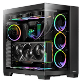 安钛克（Antec）C8 海景房机箱电脑主机台式玻璃侧板 Type-C 支持16CM风扇 40系显卡专属风道 360mm水冷