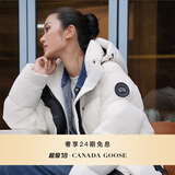 加拿大鹅（Canada Goose）Junction 女士黑标派克大衣户外休闲外套大鹅羽绒服 2602LB 9433 北辰白 M