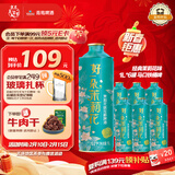 青岛啤酒（TsingTao）经典茉莉花味1L*6罐马口铁桶啤 年货送礼