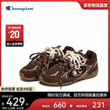 Champion美国冠军2025新款跑鞋男女 复古百搭舒适运动羽翼薄底板鞋25FWR82