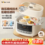 小熊（Bear）电炖锅 炖盅 隔水炖锅炖汤盅煲汤锅 燕窝炖盅婴儿煮粥 电炖盅4.1L家用3-4人微压电炖锅DDZ-J25G2