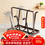 拜杰厨房杯子架置物架沥水架杯架水杯收纳架倒挂架茶杯玻璃杯沥水座