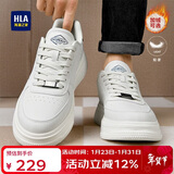 海澜之家HLA男鞋百搭舒适小白男增高板鞋男潮流休闲鞋男 M041 白蓝色 41