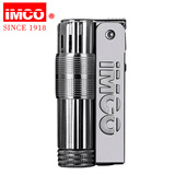 IMCO奥地利煤油防风打火机 6700复古老式砂轮点烟器父亲节礼物 IMCO标全套黑冰 单机无耗材