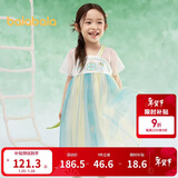 巴拉巴拉女童连衣裙儿童裙子夏装刺绣国风汉服襦裙新中式208225111032