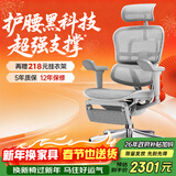 Ergonor保友金豪b雄鹰 人体工学椅 电脑椅 电竞椅办公椅子可躺老板椅 【金豪b雄鹰】银白网+躺舒宝
