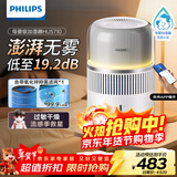 飞利浦（PHILIPS）加湿器家用卧室母婴专用静音除菌无雾空调加湿机鼻炎孕妇婴幼儿小型桌面大容量HU5710/10礼品