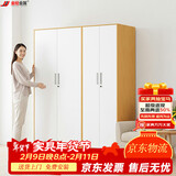 金经金属钢制衣柜主卧室家用出租房铁艺落地柜环保铁皮儿童衣橱长1.5米